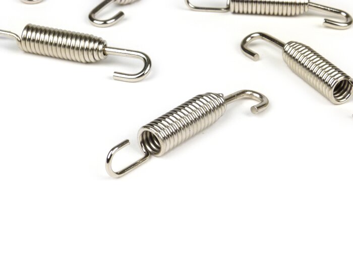 Jeu ressorts pot d’échappement -BGM ORIGINAL- inox (10 unités) - 60mm