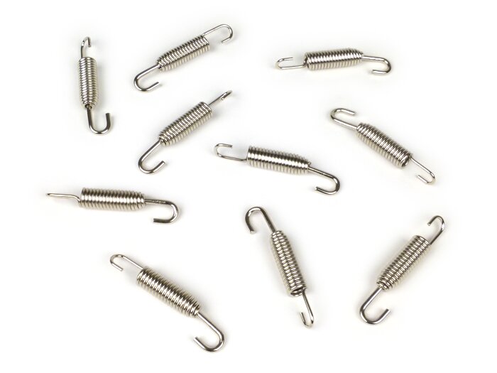 Jeu ressorts pot d’échappement -BGM ORIGINAL- inox (10 unités) - 60mm