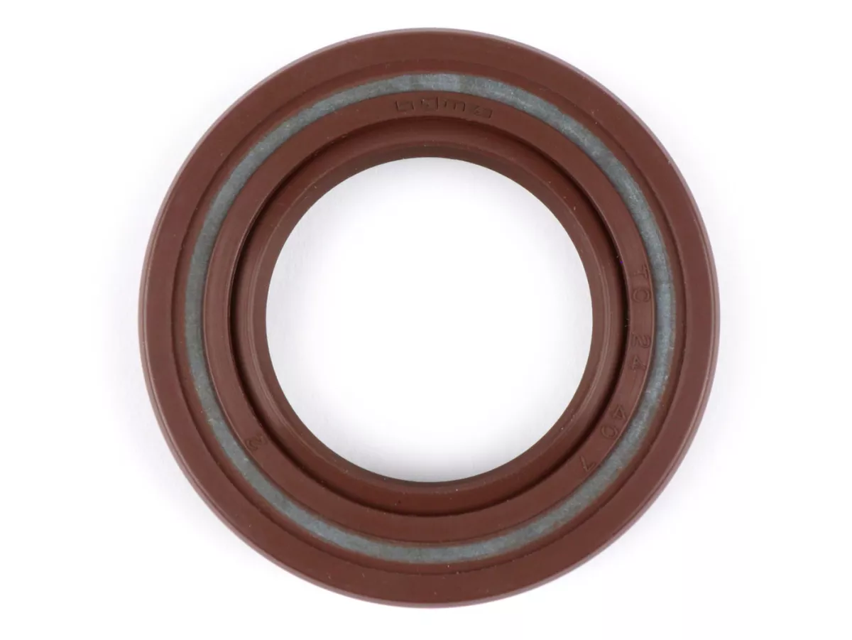 Oljetätning 24x40x7mm -BGM PRO FKM/Viton® (E10-resistent)- (används för vevaxelns alternatorsida, Vespa Rally180 (VSD1T), Vespa Rally200 (VSE1T upp till 1976)