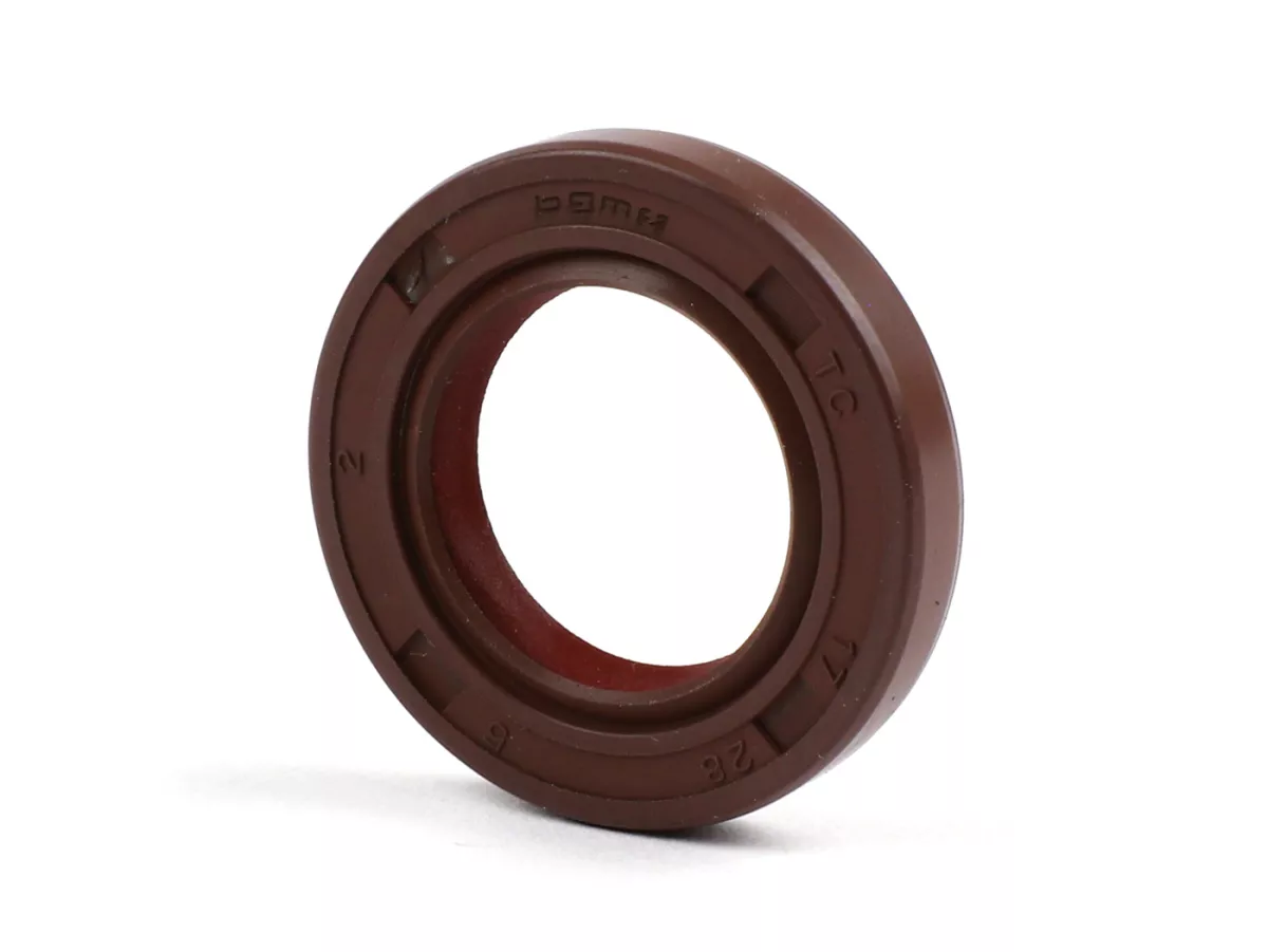 Junta del eje 17x28x5mm -BGM PRO Rulon® (resistente E10)- Tapa de la caja de cambios Piaggio 50 cc (a partir de 1998), Polini Evolution Minarelli MA, MY, CW