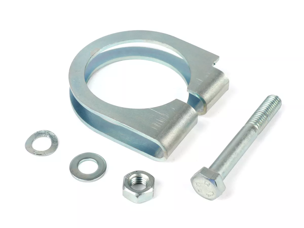 Exhaust manifold clamp -BGM PRO BigBox TOURING (BBT)- Vespa PX80, PX125, PX150, Sprint, GT, GTR