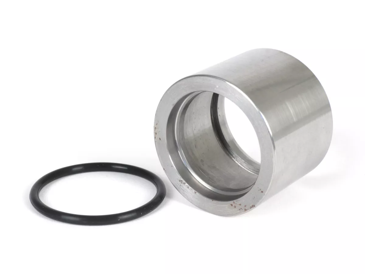 Flensa knalpot dengan cincin-O - BGM PRO - Ø = 37mm, Vespa PX80, PX125, PX150, TS, Sprint, Sprint Veloce, GT, GTR, Super, GL, VNA, VNB, VBA, VBB - untuk pengelasan