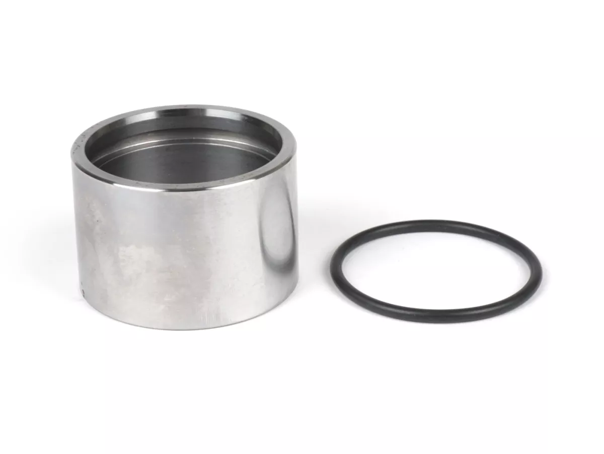 Flensa knalpot dengan cincin-O - BGM PRO - Ø = 44,5 mm, Vespa PX200, Rally 200, Malossi Sport 210/221, MHR, Polini 210, Polini - untuk pengelasan, termasuk cincin-O