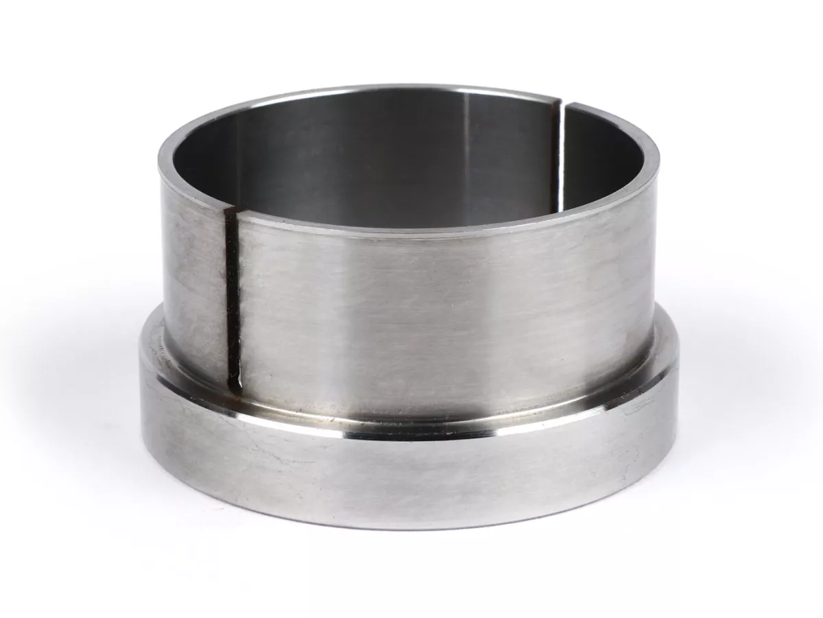 Flensa knalpot dengan cincin-O, dengan penjepit - BGM PRO - Ø = 45mm, Vespa PX200, Rally 200, Quattrini M232 / M244- untuk pengelasan, termasuk cincin-O