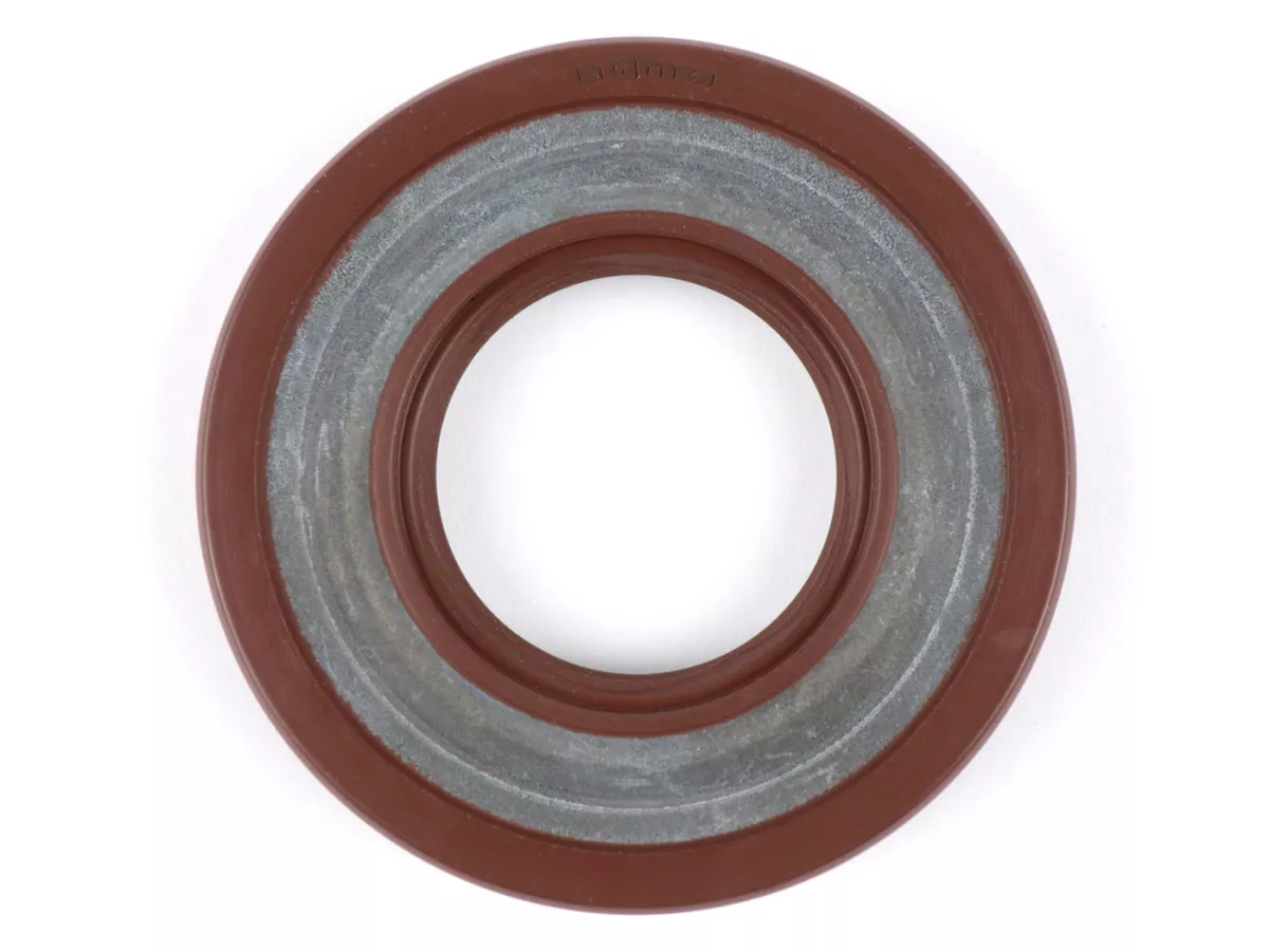 Oil seal 22,7x47x7/7,5mm -BGM PRO FKM/Viton® (E10/etahnol resistant)- (used for crankshaft drive side Vespa V50, V90, SS50, SS90, PV125, ET3, PK S, PK XL - gear box input shaft Piaggio 125-180 cc 2-stroke, Piaggio 125 cc 4-stroke (1st generation))