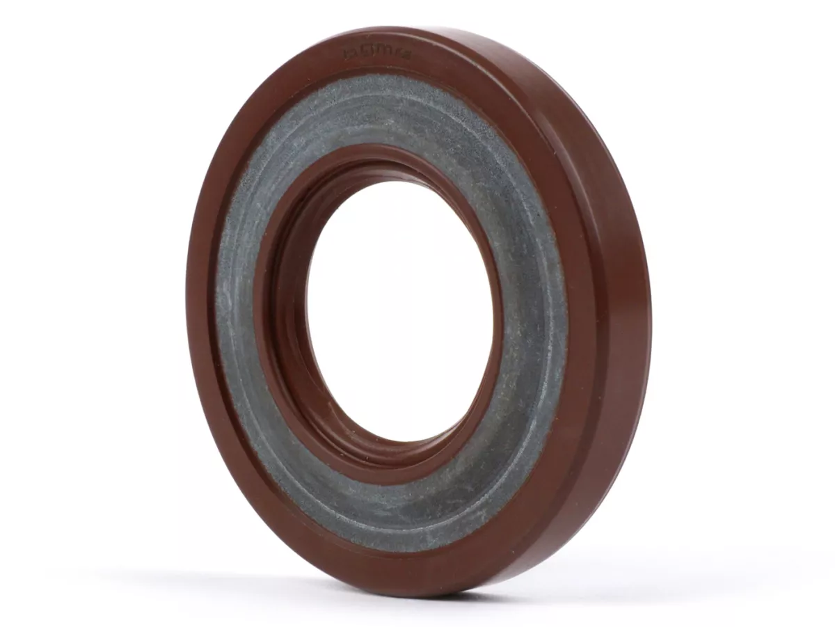 Oil seal 22,7x47x7/7,5mm -BGM PRO FKM/Viton® (E10/etahnol resistant)- (used for crankshaft drive side Vespa V50, V90, SS50, SS90, PV125, ET3, PK S, PK XL - gear box input shaft Piaggio 125-180 cc 2-stroke, Piaggio 125 cc 4-stroke (1st generation))