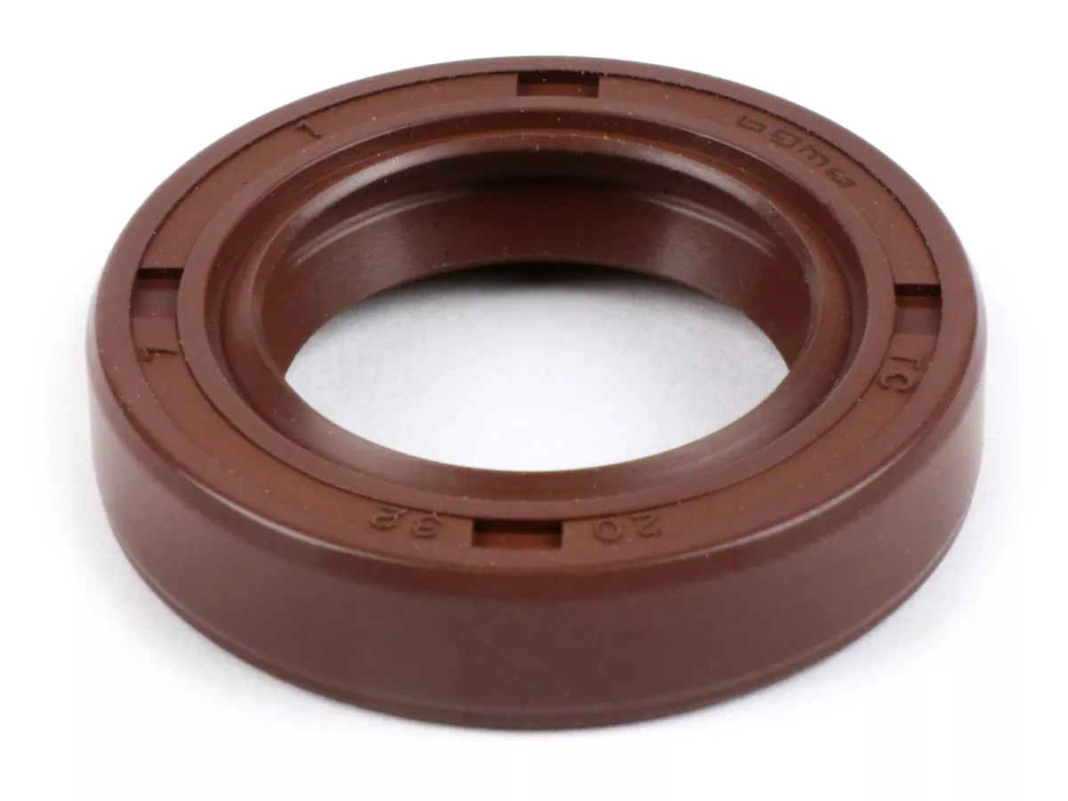 Oljetätning 20x32x7mm -BGM PRO FKM/Viton® (E10-resistent)- (används för vevaxelns generatorsida Vespa PK XL - drivsida Piaggio Leader 125-200 ccm, Piaggio Quasar 250-300 ccm)