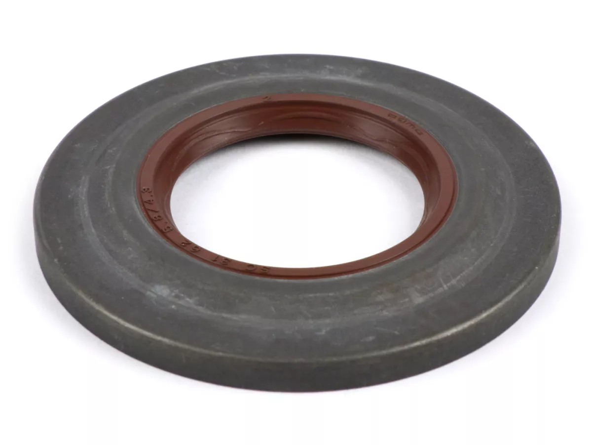 Oil seal 31x62,1x5,8/4,3mm -BGM PRO FKM/Viton® (E10/etahnol resistant) Metall, braun (used for crankshaft drive side Vespa PX (since 1984), T5 125cc, Cosa)