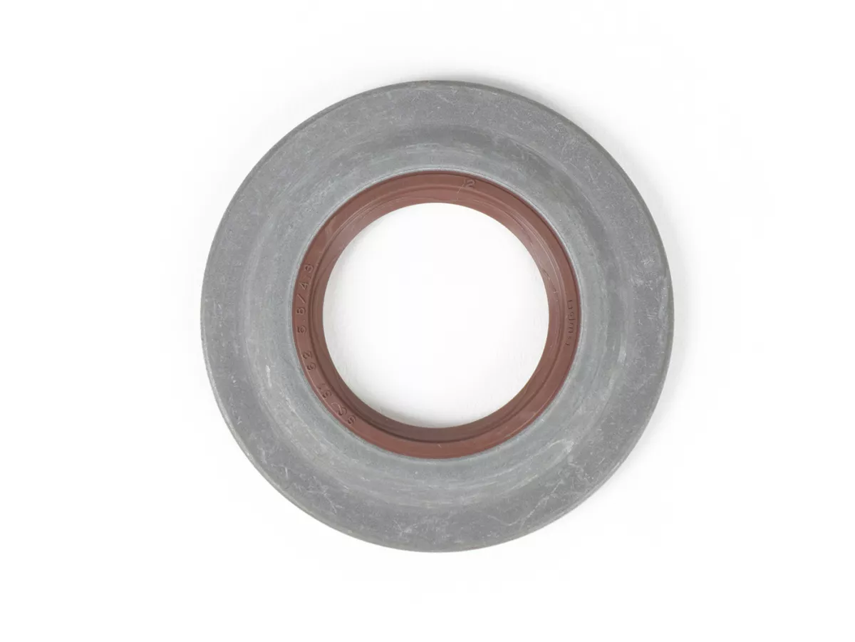 Oliekeerring 31x62,1x5,8/3,5mm -BGM PRO FKM/Viton® (E10 bestendig) metaal, bruin (extra platte oliekeerring voor krukas aandrijfzijde Vespa PX (vanaf 1984), T5 125cc, Cosa)