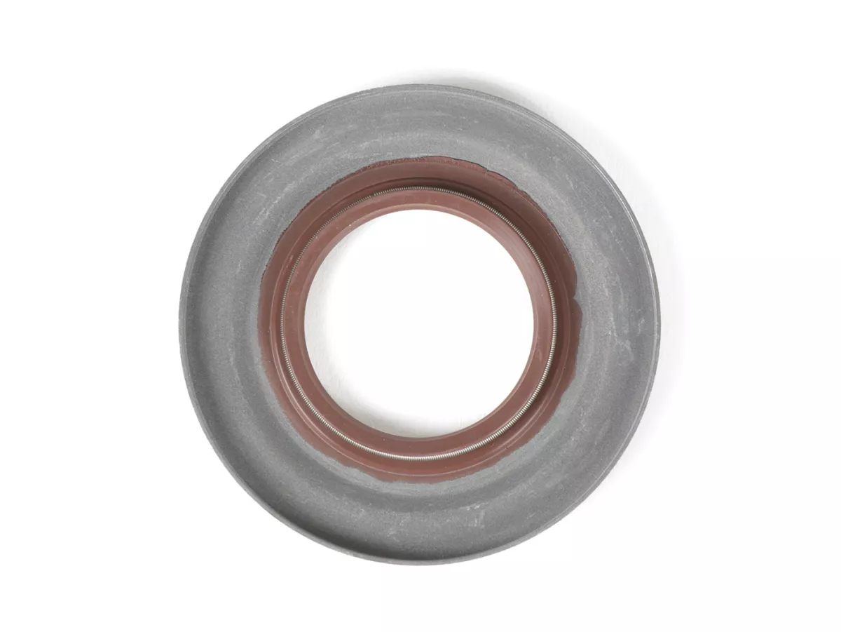 Oliekeerring 31x62,1x5,8/3,5mm -BGM PRO FKM/Viton® (E10 bestendig) metaal, bruin (extra platte oliekeerring voor krukas aandrijfzijde Vespa PX (vanaf 1984), T5 125cc, Cosa)