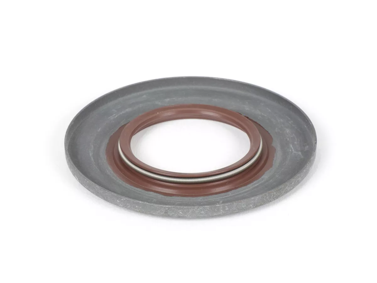 Oliekeerring 31x62,1x5,8/3,5mm -BGM PRO FKM/Viton® (E10 bestendig) metaal, bruin (extra platte oliekeerring voor krukas aandrijfzijde Vespa PX (vanaf 1984), T5 125cc, Cosa)