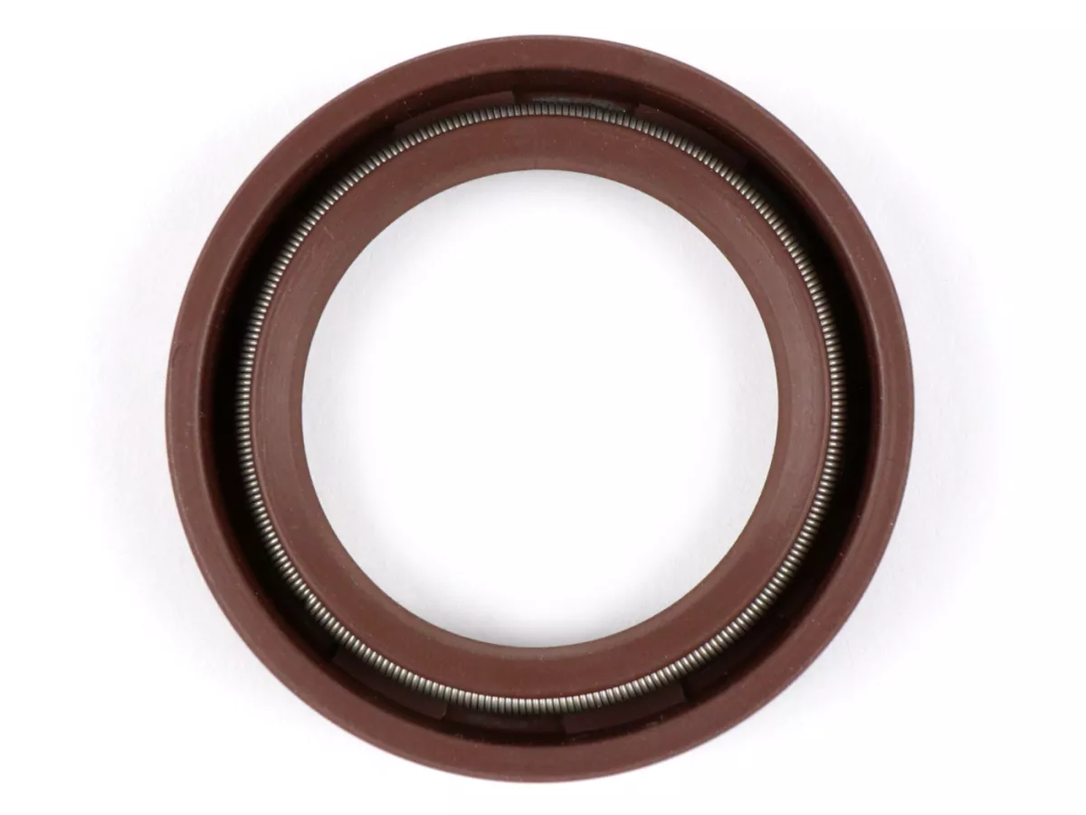Oil seal (with dust lip) 24x35x7mm -BGM PRO FKM/Viton® (E10/etahnol resistant)- used for crankshaft Piaggio 125-180 cc 2-stroke (SKR, Runner, Dragster, TPH), fits also Vespa PX, ETS, T5, Cosa, LML Star 2T