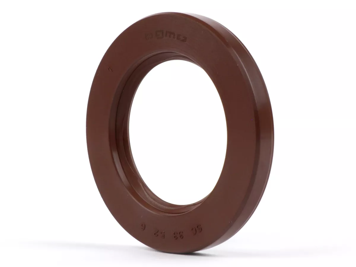 Oil seal 33x52x6mm -BGM PRO FKM/Viton® (E10/etahnol resistant)- (used for crankshaft, inner flywheel side Lambretta LI (series 2-3), LIS, SX, TV (series 2-3), DL, GP)