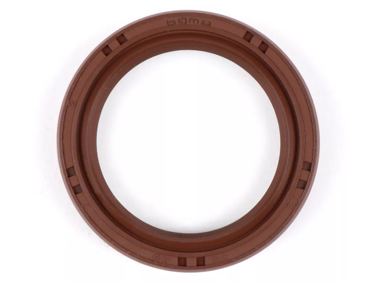 Joint spi 30x40x7mm -BGM PRO FKM/Viton® (résistant à E10)- (pour roue avant, roue arrière / tambour de frein arrière Vespa GS160 / GS4 (VSB1T), SS180 (VSC1T))