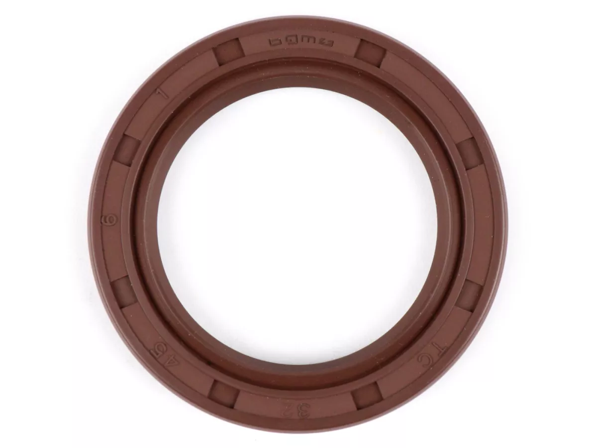 Oliekeerring 32x45x6mm -BGM PRO FKM/Viton® (E10 bestendig)- (gebruikt voor achterwiel / achterremtrommel Lambretta LI, LIS, SX, TV (series 2-3). DL, GP)