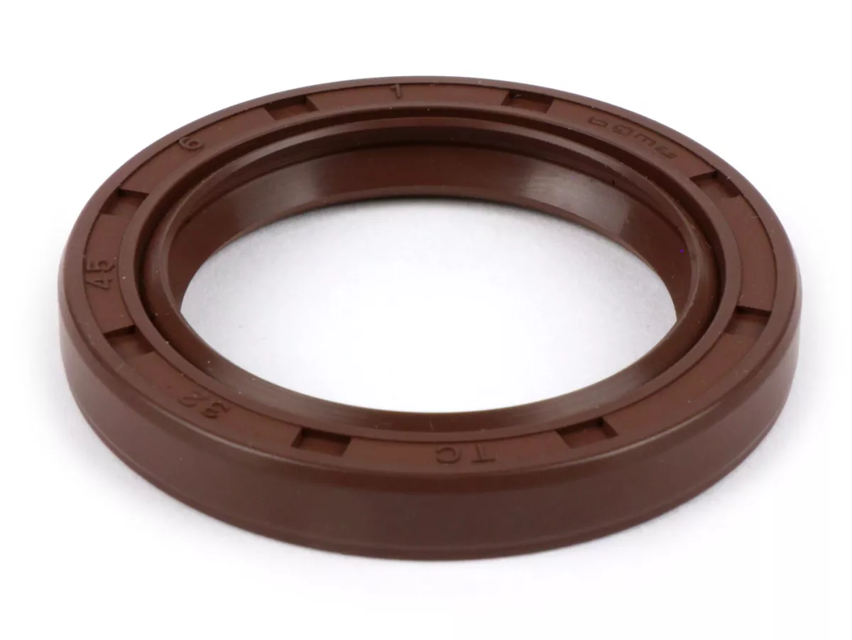 Oliekeerring 32x45x6mm -BGM PRO FKM/Viton® (E10 bestendig)- (gebruikt voor achterwiel / achterremtrommel Lambretta LI, LIS, SX, TV (series 2-3). DL, GP)