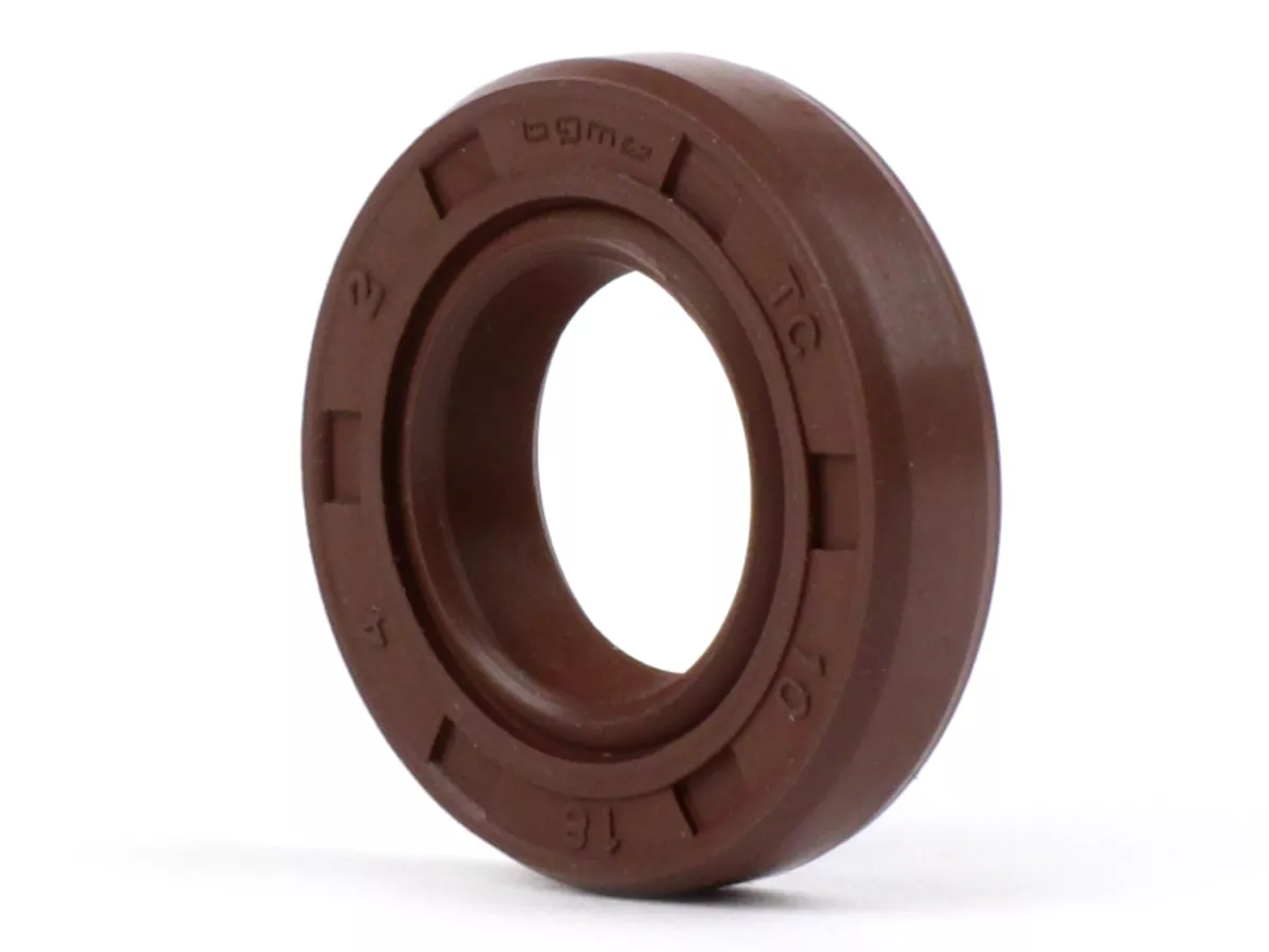 Asafdichting 10x18x4mm -BGM PRO FKM/Viton® (E10 bestendig)- (gebruikt voor Vespa PK XL2 schakelas - Minarelli 50 cc waterpomp (type MA, CA)