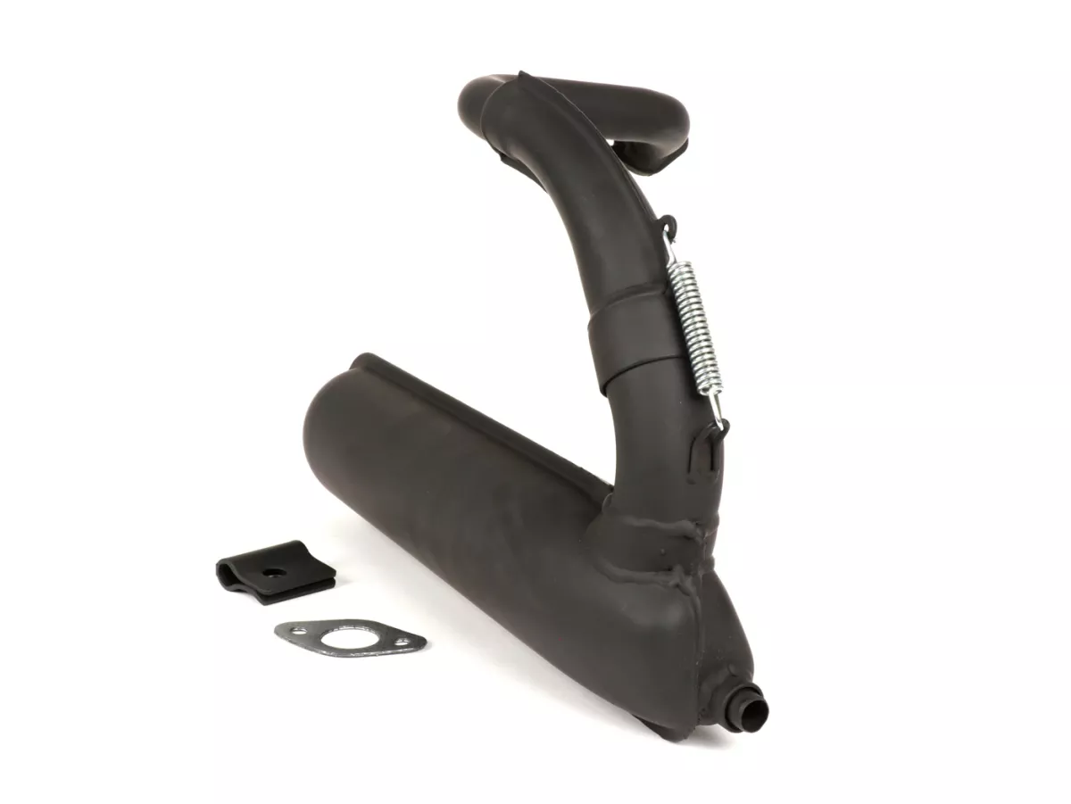 Scarico -BGM PRO Banana TOURING- Vespa V50 - Nero