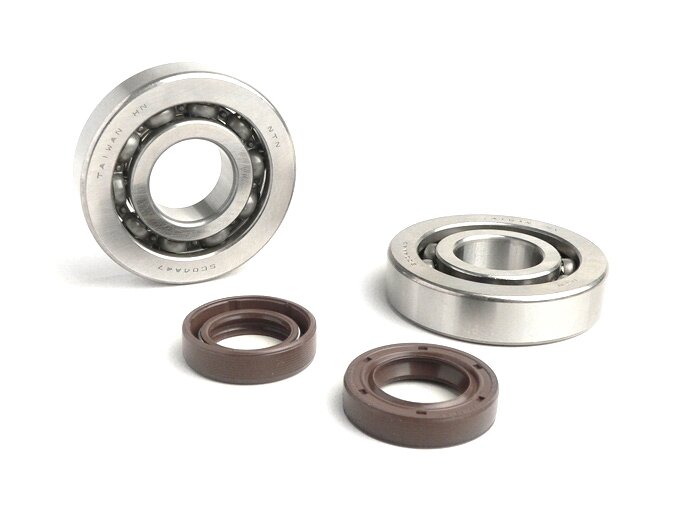 Kit roulements et joints spy pour vilebrequin -BGM ORIGINAL- Piaggio 50cc (2 temps)