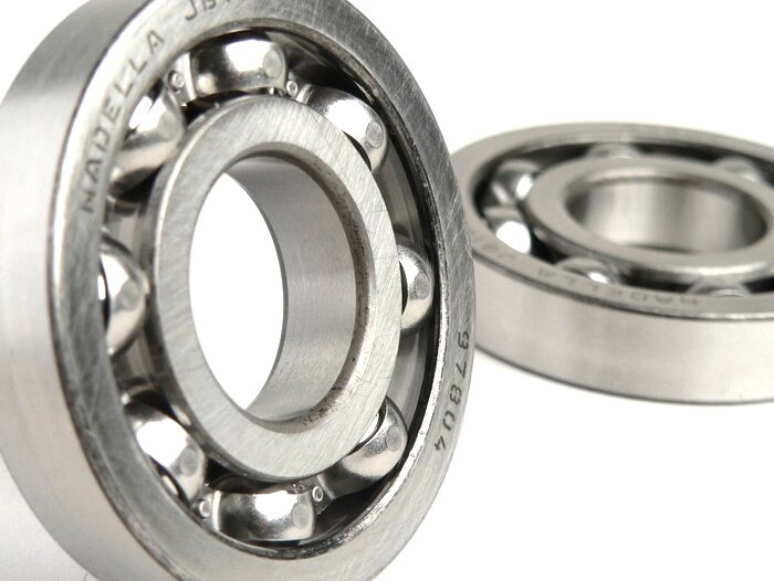 Bearing and oil seal set for crankshaft -BGM ORIGINAL- Vespa GL150 (VLA1T), Sprint150 (VLB1T), Sprint Veloce, GT125 (VNL2T), GTR125 (-1976), TS125 (VNL3T), VNA1T, VNA2T, VNB 1-6, VGL150 (VLA1T) A1, VBB 1-2, VL 1-3, VD1T, VD2T