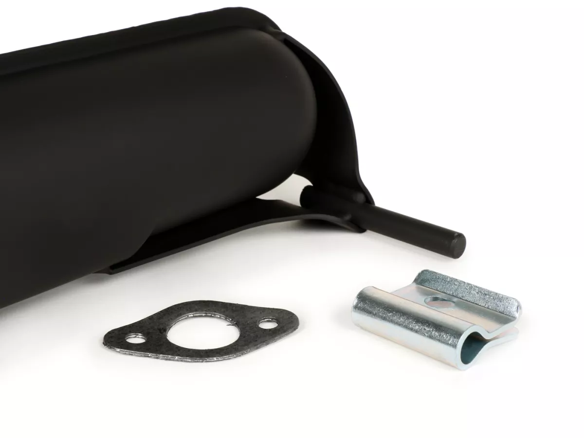 Exhaust-BGM PRO banana TOURING- Vespa PV125, ET3 125 - black