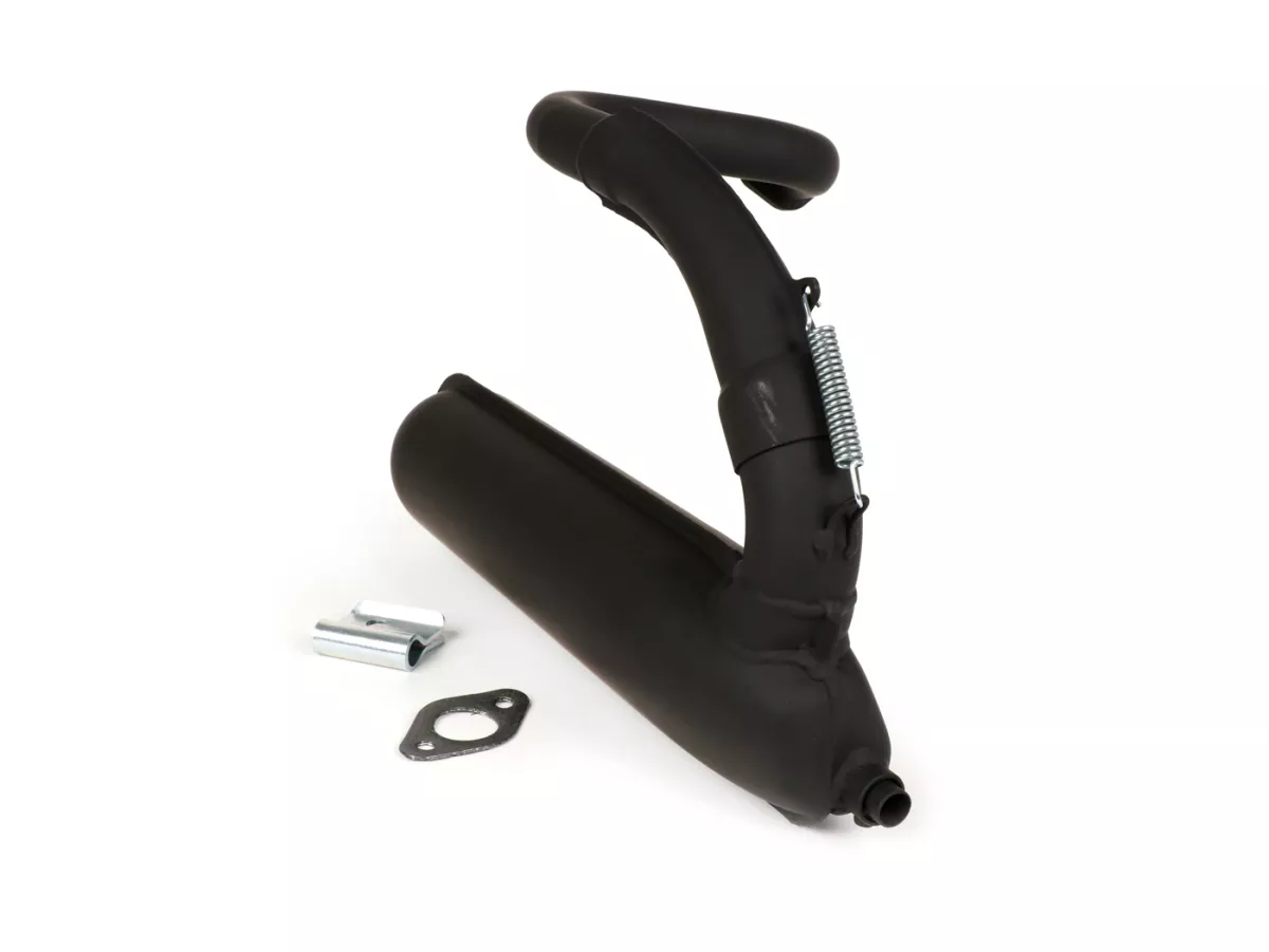 Exhaust-BGM PRO banana TOURING- Vespa PV125, ET3 125 - black