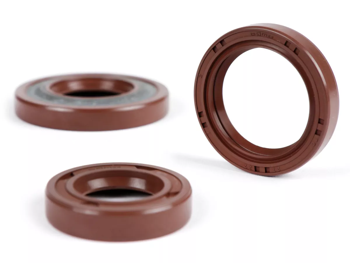 Juego de retenes -BGM PRO, FKM/Viton® (resistente a E10)- Vespa Smallframe 19mm - V50, PV125, ET3, PK50, PK80, PK125 S