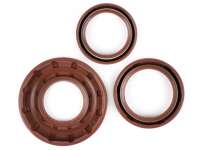 Juego de retenes del motor -BGM PRO, FKM/Viton® (resistente a E10)- Vespa Smallframe 24mm - (utilizado para la conversión del lado del alternador del cigüeñal a ETS Vespa V50, V90, SS50, SS90, PV125, ET3, PK S, PK XL)