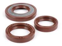 Juego de retenes del motor -BGM PRO, FKM/Viton® (resistente a E10)- Vespa Smallframe 24mm - (utilizado para la conversión del lado del alternador del cigüeñal a ETS Vespa V50, V90, SS50, SS90, PV125, ET3, PK S, PK XL)
