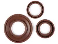 Oil seal set engine -BGM PRO, FKM/Viton® (E10/etahnol resistant)- Vespa Largeframe Vespa Rally180