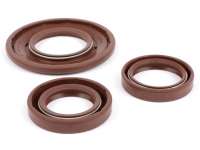 Oil seal set engine -BGM PRO, FKM/Viton® (E10/etahnol resistant)- Vespa Largeframe Vespa Rally180
