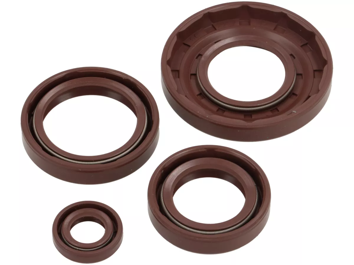 Motorrevisionssats -BGM PRO FKM/Viton® (E10-resistent)- Vespa Smallframe PK125 XL, PK125 XL2, ETS125 - (Ø 24 mm kon)