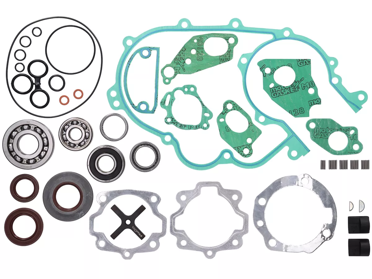 Set revisi mesin -BGM PRO FKM/Viton® (tahan E10) - Vespa Largeframe PX125, PX150, PX200 (dibuat tahun 1984-1992)