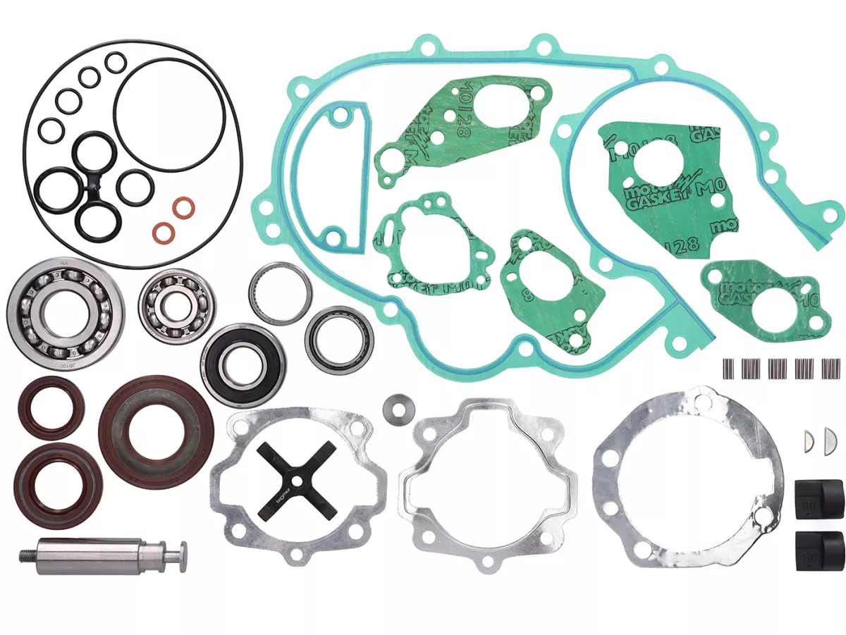 Engine repair kit -BGM PRO FKM/Viton® (E10/etahnol resistant)- Vespa Largeframe P125X (VNX1T), P150X (VLX1T), GTR125 (VNL2T 145901-), TS125 (VNL3T 18139-), Sprint Veloce (VLB1T 294260-), Super150 (VBC1T 412374-)