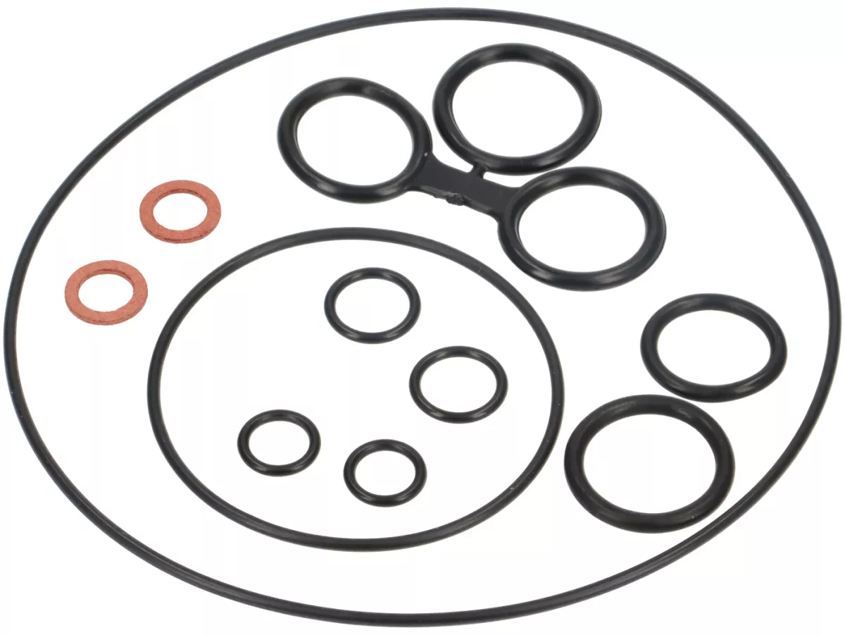 Engine repair kit -BGM PRO FKM/Viton® (E10/etahnol resistant)- 125cc/150cc 2 transfer ports - Vespa Largeframe Sprint150 (VLB1T), GT125 (VNL2T), GL150 (VLA1T), Super, VNA, VNB, VBA, VBB