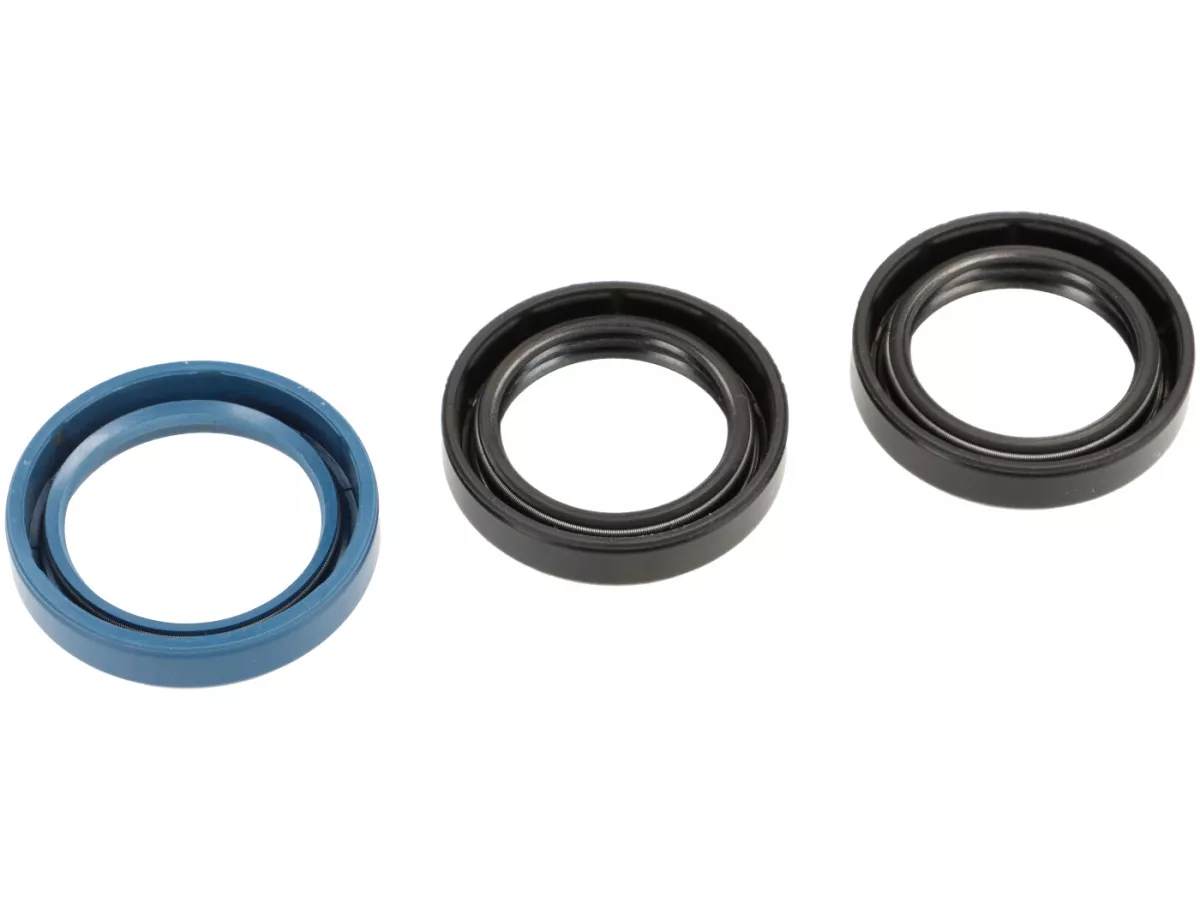 Juego de cojinetes - Juego de retenes para cárter motor y cigüeñal -QUATTRINI M200- Vespa V50/PV/ET3/PK - 6205TN9 C4 - FKM/Viton
