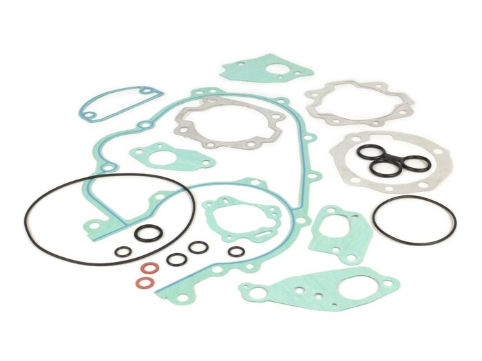 Set guarnizioni motore -BGM Pro Silikon- Vespa Largeframe, PX80, PX125, PX150, PX200 (tutte), Rally200, Cosa, Sprint Veloce, incl. O-ring - con/senza lubrificazione separata
