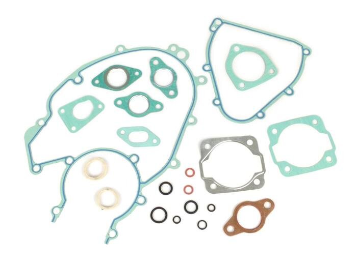 Gasket set mesin -BGM Pro Silikon- Vespa Smallframe, V50, V90, V100, PV125, ET3, PK50-125/S/XL/XL2, ETS, termasuk O-ring