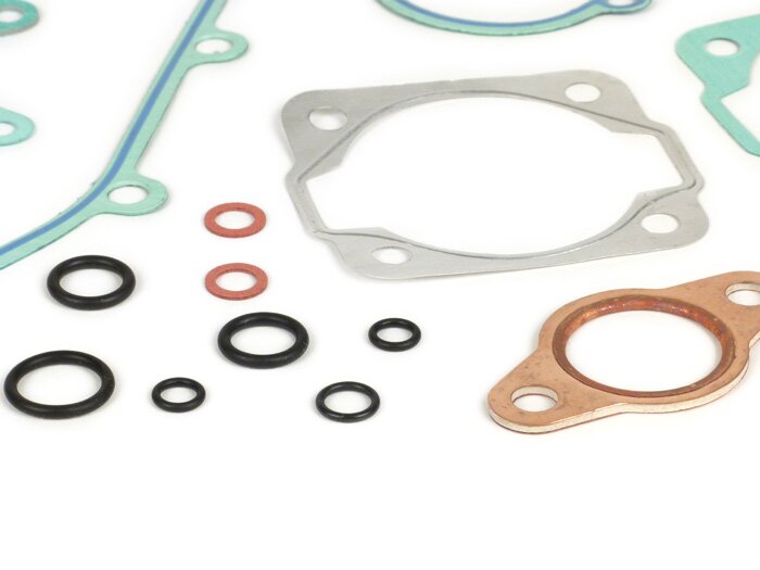 Gasket set mesin -BGM Pro Silikon- Vespa Smallframe, V50, V90, V100, PV125, ET3, PK50-125/S/XL/XL2, ETS, termasuk O-ring