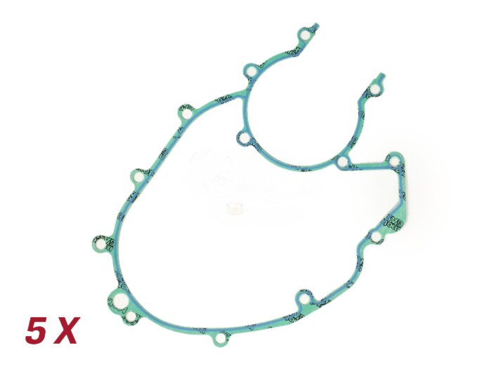 Junta cárter motor -BGM Pro Silikon- Vespa V50, V90, PV125, ET3, PK S, PK XL, PK XL2 - 5x