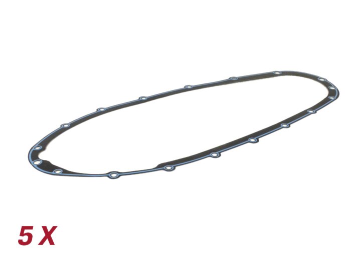Junta tapa motor (5x) -BGM PRO Silikon- Lambretta LI 125-150, LIS, SX, TV (series 2-3), DL/GP 125-200