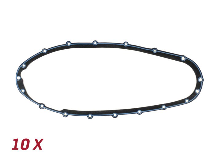 Junta tapa motor (10x) -BGM PRO Silikon- Lambretta LI 125-150, LIS, SX, TV (series 2-3), DL/GP 125-200