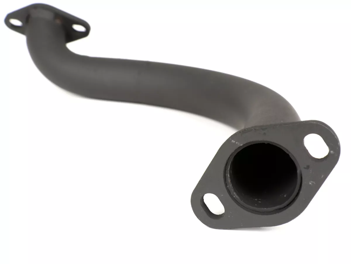 Manifold knalpot -BGM PRO Ø30mm- Vespa Banana PV125, ET3 - Manifold Big Bore yang cocok untuk knalpot banana Piaggio, Faco dan Sito - baja, hitam