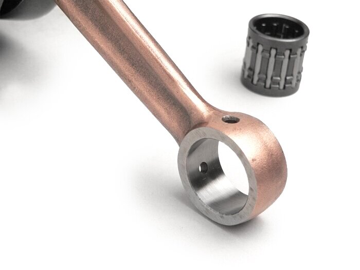 Albero motore -BGM ORIGINAL standard (valvola rotante), corsa 51mm, biella 97mm, cono Ø20mm- Albero di conversione per 125cc (PK50XL/XL2) e accensione elettronica 12V (V50, 50N, PV, ET3, PK50S, PK80S, PK125S)