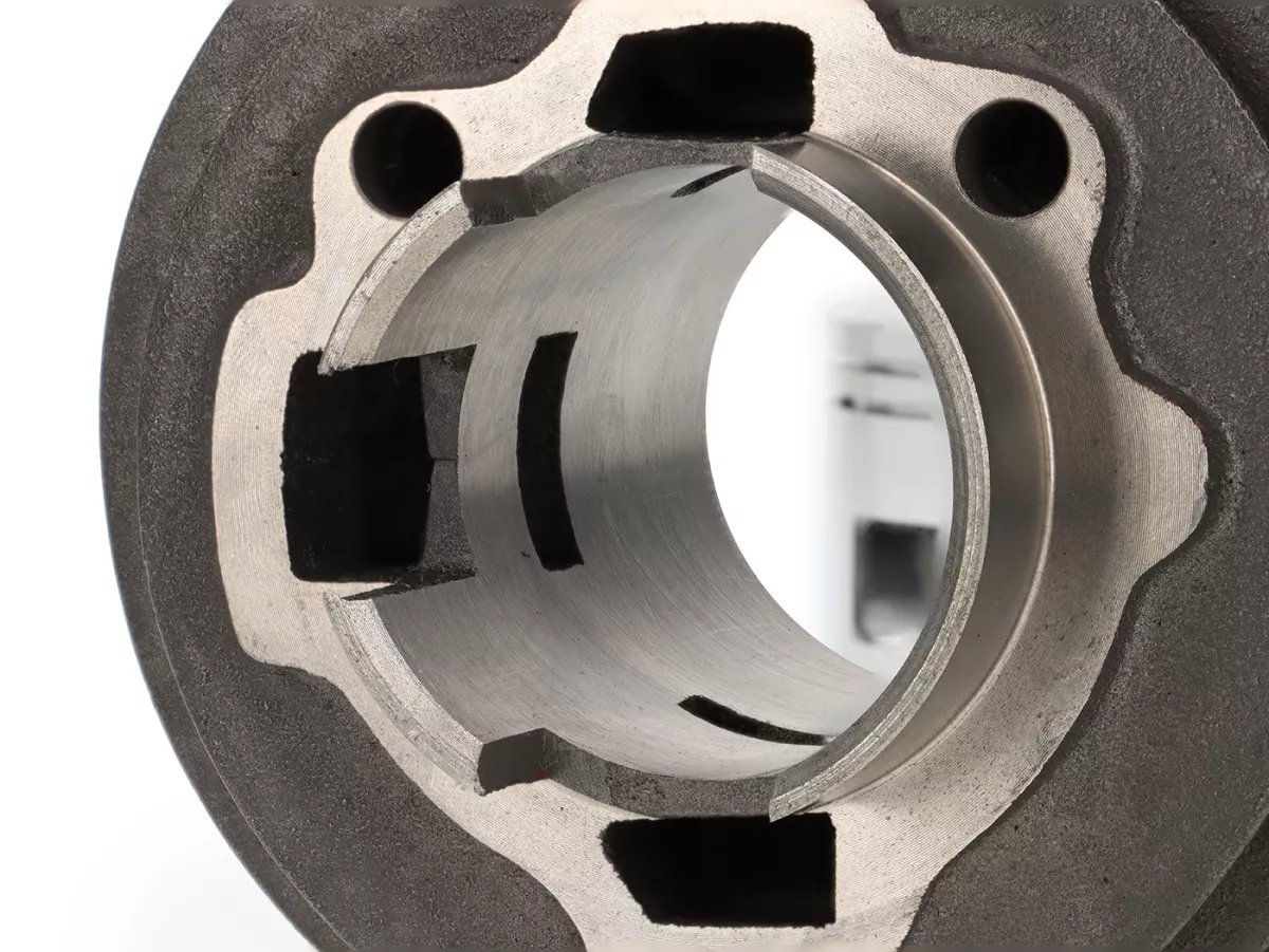 Cylinder -BGM PRO 150 ccm, bred ram, Faro Basso, Ø=57mm, slaglängd=57mm- Vespa 1953-1959, VM, VN, ACMA (från motor V55), VB1T, VGL1T, VL1T