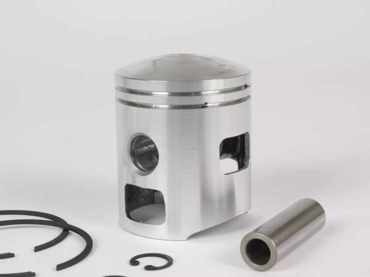 Kolv -BGM PRO 150 ccm, Wideframe, Faro Basso, Ø=57,5mm (1:a överdimensionerad)- Vespa 1953-1959, VM, VN, ACMA (från motor V55), VB1T, VGL1T, VL1T