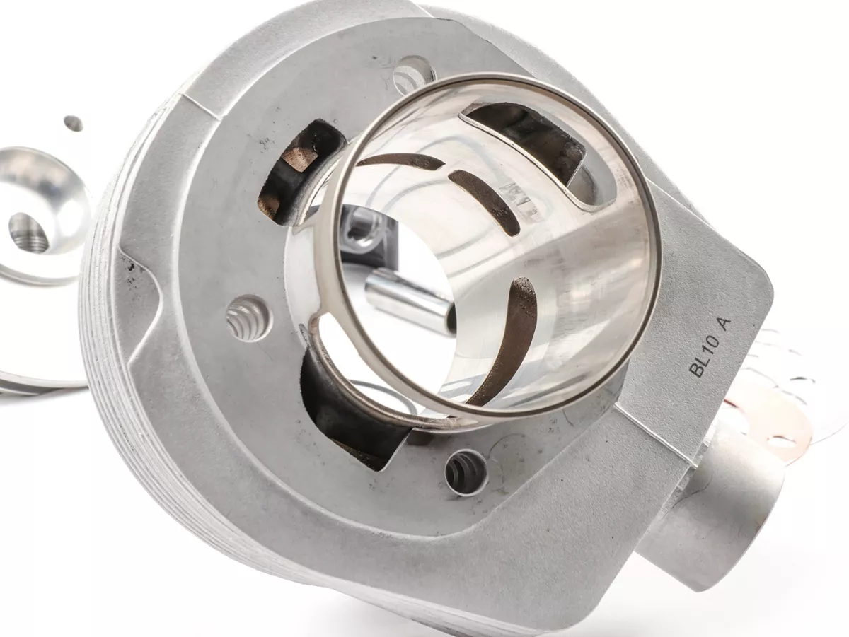 Cilindro -BGM PRO 177 / 187 ccm (también para Elestart / arranque eléctrico)- Vespa PX125, PX150, Cosa125/150, GTR125, TS125, Sprint Veloce (VLB1T 0150001-), LML Star/Stella 125/150, Motovespa PX125 Iris(99M), PX150 Iris(75M), 125 CL (9CL), 150 CL (9NC)