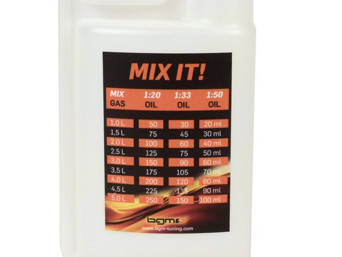 Doseur d’huile -BGM PRO 500ml- avec chambre de dosage (25ml)  et deux bouchons