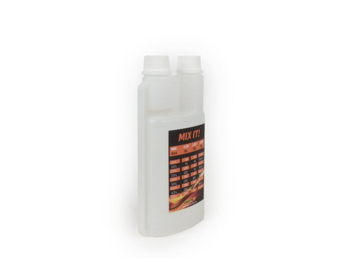 Doseur d’huile -BGM PRO 500ml- avec chambre de dosage (25ml)  et deux bouchons