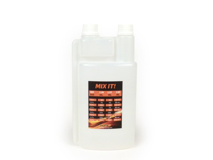 Doseur d’huile -BGM PRO 1000ml- avec chambre de dosage (60ml) et deux bouchons